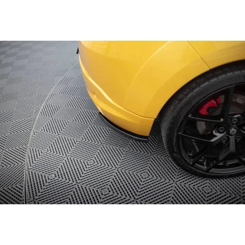 Maxton - LAME DU PARE CHOCS ARRIERE RENAULT MEGANE 3 RS Noir Brillant FlexOAuto