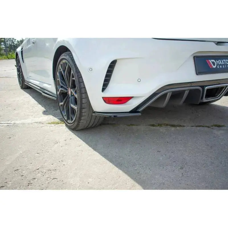 Maxton - LAME DU PARE-CHOCS ARRIERE Renault Megane IV RS Noir Brillant FlexOAuto