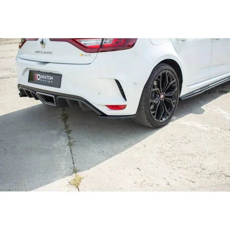 Maxton - LAME DU PARE-CHOCS ARRIERE Renault Megane IV RS Noir Brillant FlexOAuto