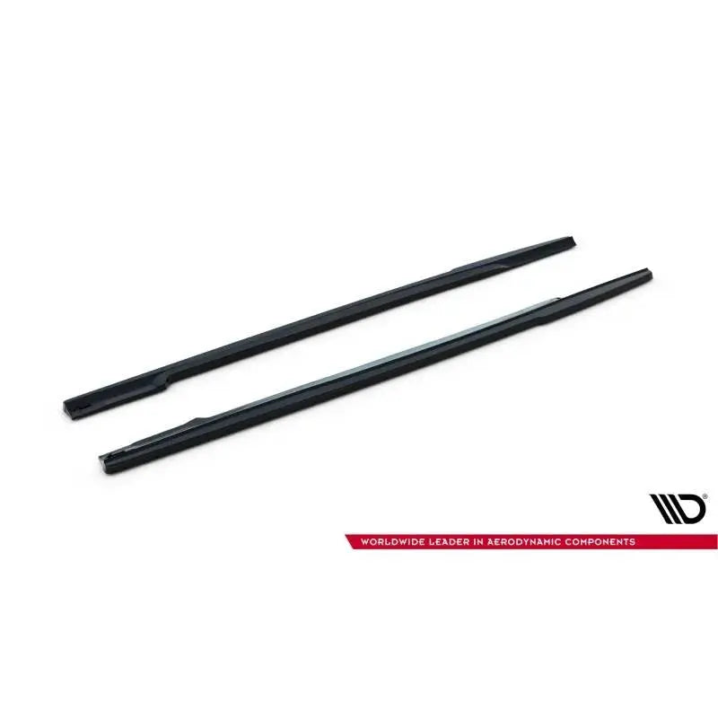 Maxton - SET DES DIFFUSEUR DES BAS DE CAISSE RENAULT CLIO MK4 RS Noir Brillant FlexOAuto