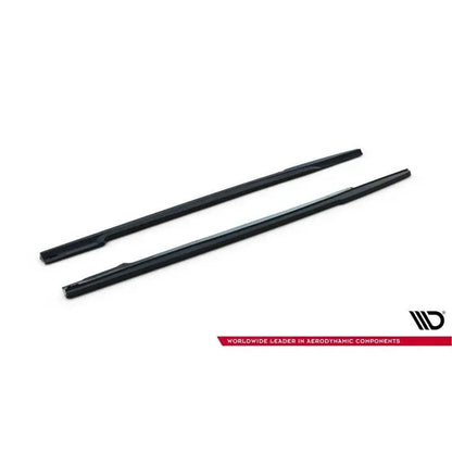 Maxton - SET DES DIFFUSEUR DES BAS DE CAISSE RENAULT CLIO MK4 RS Noir Brillant FlexOAuto