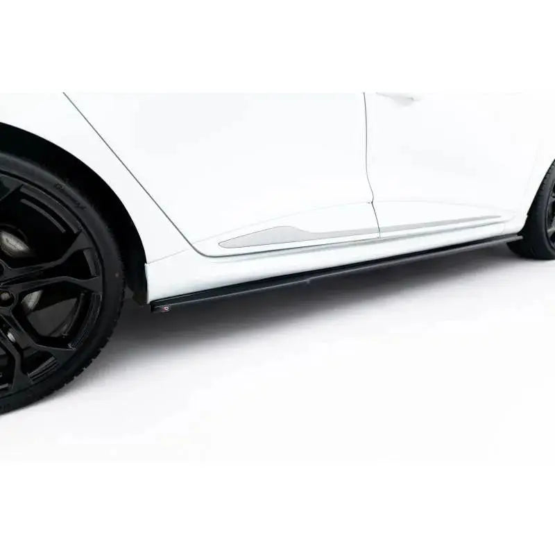 Maxton - SET DES DIFFUSEUR DES BAS DE CAISSE RENAULT CLIO MK4 RS Noir Brillant FlexOAuto