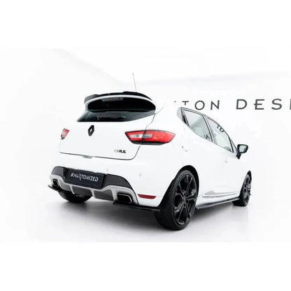 Maxton - EXTENSION BECQUET RENAULT CLIO MK4 RS Noir Brillant FlexOAuto