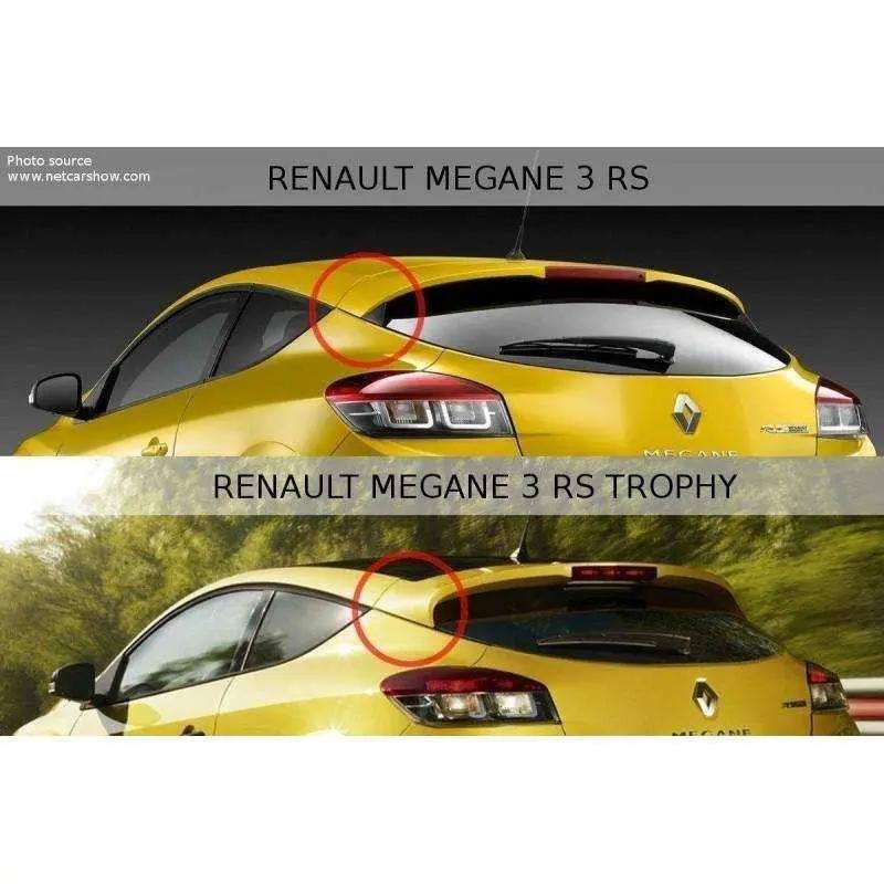 Maxton - EXTENSION BECQUET Renault Megane 3 RS Noir Brillant FlexOAuto
